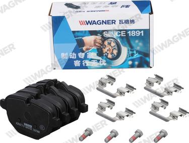 Wagner WZD1473-D - Тормозные колодки, дисковые, комплект autodnr.net