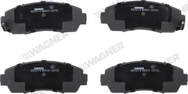 Wagner WZD1521-D - Тормозные колодки, дисковые, комплект autodnr.net