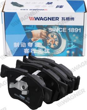 Wagner WZD1974-D - Тормозные колодки, дисковые, комплект autodnr.net