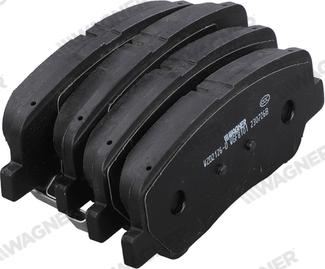 Wagner WZD2126-D - Гальмівні колодки, дискові гальма autocars.com.ua