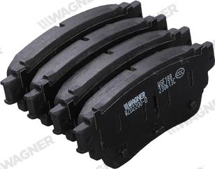 Wagner WZD2200-D - Гальмівні колодки, дискові гальма autocars.com.ua