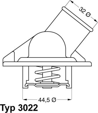 WAHLER 302287D - Термостат, охлаждающая жидкость avtokuzovplus.com.ua