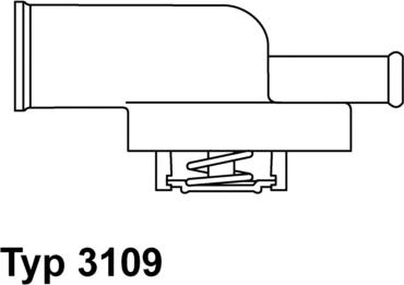 WAHLER 3109.87D - Термостат, охолоджуюча рідина autocars.com.ua