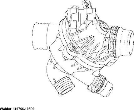 WAHLER 410766.103D0 - Термостат, охолоджуюча рідина autocars.com.ua