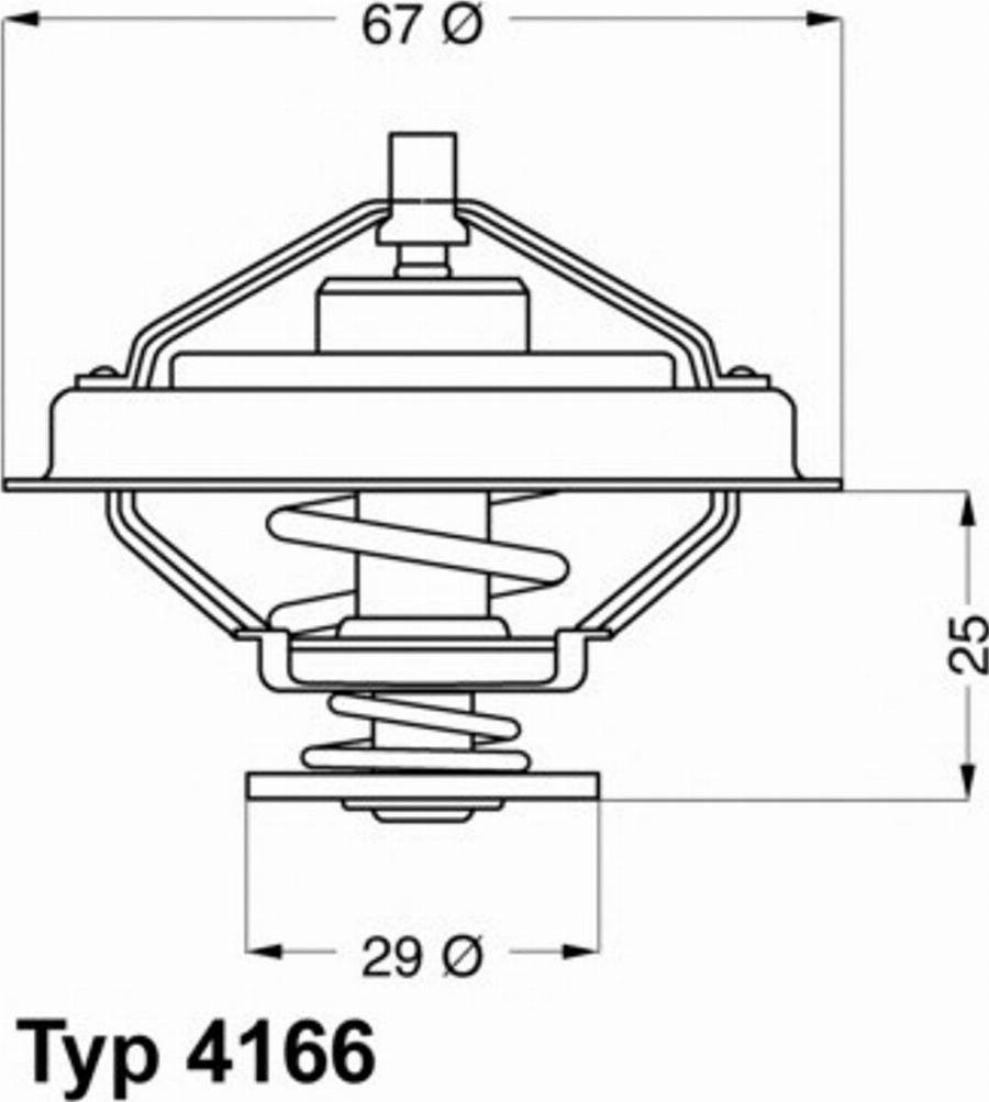 WAHLER 4166.79 - Термостат, охлаждающая жидкость autodnr.net