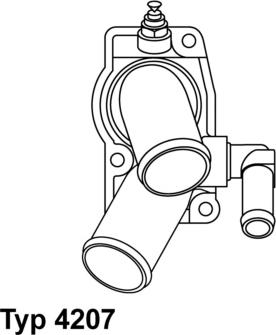 WAHLER 4207.92D - Термостат, охлаждающая жидкость autodnr.net