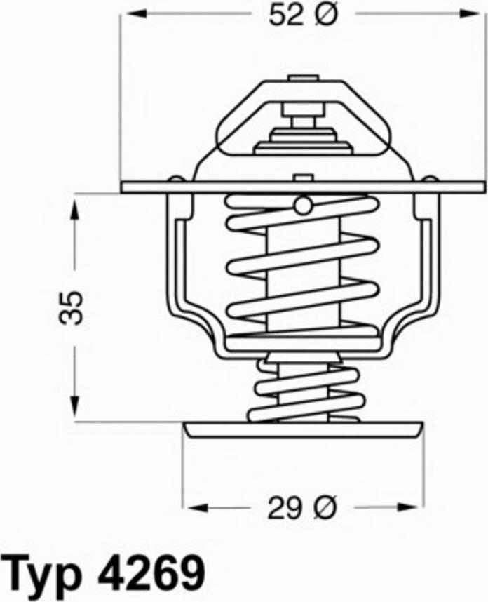 WAHLER 426978 - Термостат, охлаждающая жидкость avtokuzovplus.com.ua