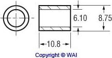 WAI 62-1200 - Втулка, вал стартера autocars.com.ua