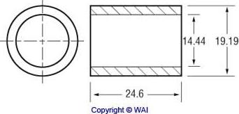 WAI 62-1503 - Втулка, вал стартера avtokuzovplus.com.ua