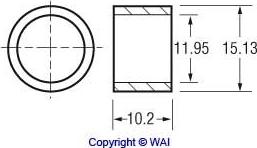 WAI 62-2402 - Втулка, вал стартера autocars.com.ua