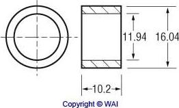 WAI 62-2403 - Втулка, вал стартера autocars.com.ua