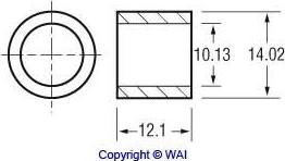 WAI 62-83302 - Втулка, вал стартера autocars.com.ua