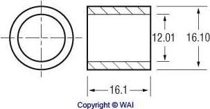 WAI 62-91402 - Втулка, вал стартера avtokuzovplus.com.ua