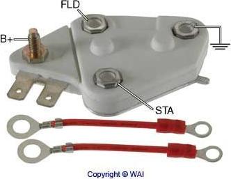 WAI D10AC-132 - Регулятор напряжения, генератор autodnr.net