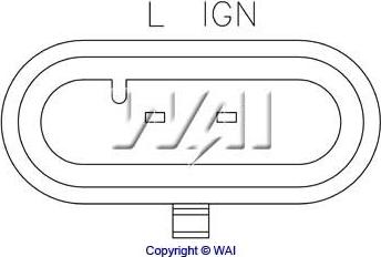 WAI D2206 - Transpo регулятор напряжения генератора General Motors autodnr.net