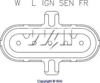 WAI IB120 - Регулятор напруги генератора autocars.com.ua