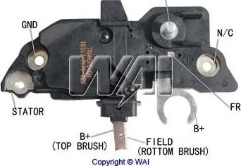 WAI IB313 - Регулятор напруги генератора autocars.com.ua