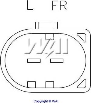 WAI IB5389 - Регулятор напруги генератора autocars.com.ua