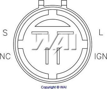 WAI IH254V - Регулятор напряжения, генератор avtokuzovplus.com.ua