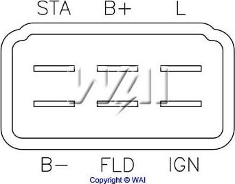 WAI IH811 - Регулятор напруги генератора autocars.com.ua