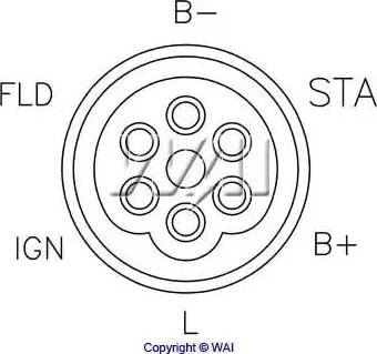 WAI IH816 - Регулятор напруги генератора autocars.com.ua