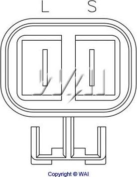 WAI IM854 - Регулятор напряжения, генератор avtokuzovplus.com.ua