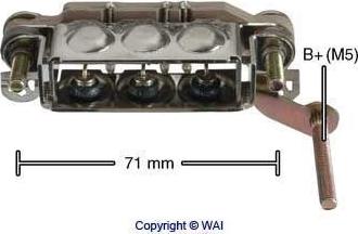 WAI IMR7139 - Випрямляч, генератор autocars.com.ua