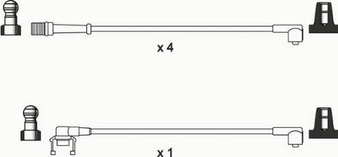 WAI ISL068 - Комплект проводів запалювання autocars.com.ua