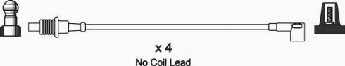 WAI ISL100 - Комплект проводів запалювання autocars.com.ua