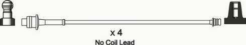 WAI ISL139 - Комплект проводів запалювання autocars.com.ua