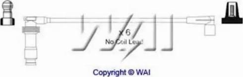 WAI ISL163 - Комплект проводов зажигания autodnr.net