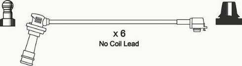 WAI ISL207 - Комплект проводів запалювання autocars.com.ua