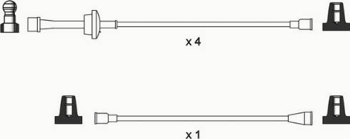 WAI ISL218 - Комплект проводів запалювання autocars.com.ua