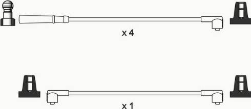 WAI ISL220 - Комплект проводів запалювання autocars.com.ua