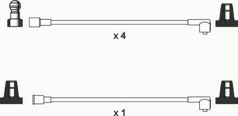 WAI ISL279 - Комплект проводів запалювання autocars.com.ua