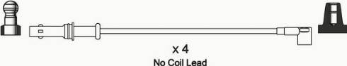 WAI ISL491 - Комплект проводів запалювання autocars.com.ua
