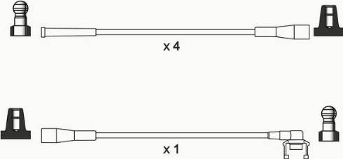 WAI ISL560 - Комплект проводів запалювання autocars.com.ua