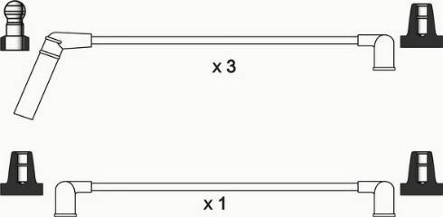 WAI ISL635 - Комплект проводів запалювання autocars.com.ua