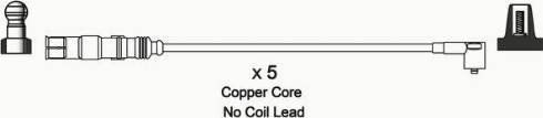 WAI ISL649 - Комплект проводів запалювання autocars.com.ua