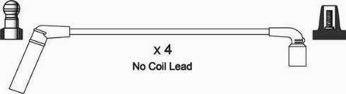 WAI ISL701 - Комплект проводів запалювання autocars.com.ua