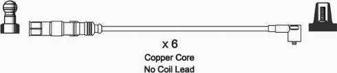 WAI ISL711 - Комплект проводів запалювання autocars.com.ua
