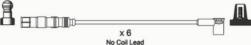 WAI ISL712 - Комплект проводів запалювання autocars.com.ua