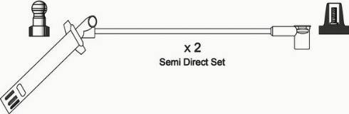 WAI ISL717 - Комплект проводів запалювання autocars.com.ua