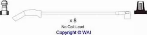 WAI ISL740 - Комплект проводів запалювання autocars.com.ua