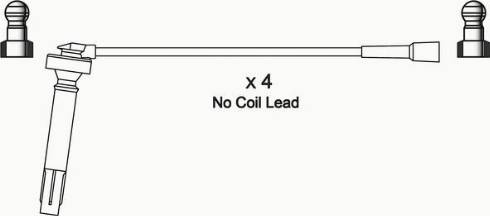 WAI ISL770 - Комплект проводів запалювання autocars.com.ua