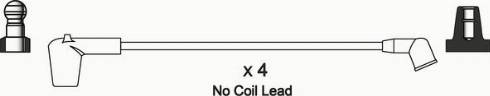 WAI ISL787 - Комплект проводів запалювання autocars.com.ua