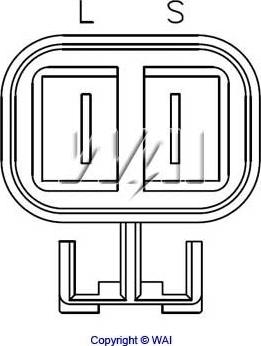 WAI IY727 - Регулятор напряжения, генератор autodnr.net