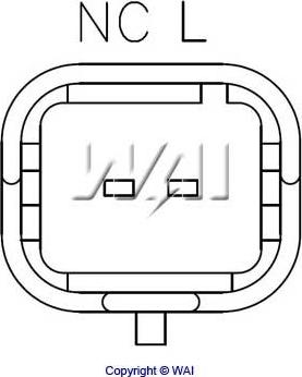 WAI M516SC-2 - Регулятор напряжения, генератор avtokuzovplus.com.ua