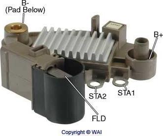 WAI M517 - Регулятор напряжения, генератор autodnr.net