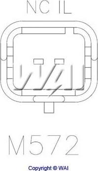 WAI M572 - Регулятор напруги генератора autocars.com.ua